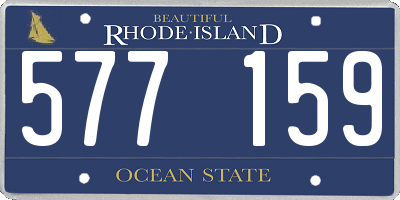 RI license plate 577159