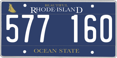 RI license plate 577160