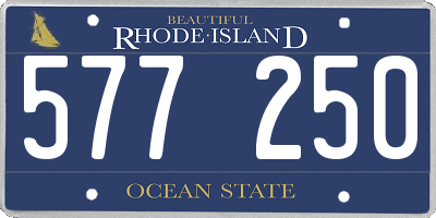 RI license plate 577250