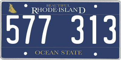 RI license plate 577313