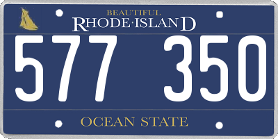 RI license plate 577350