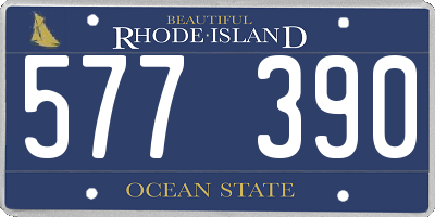 RI license plate 577390