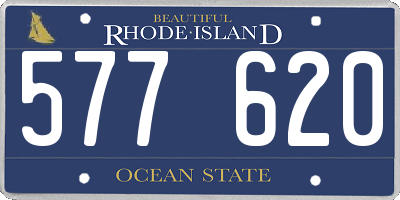 RI license plate 577620