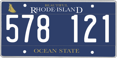 RI license plate 578121