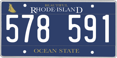 RI license plate 578591