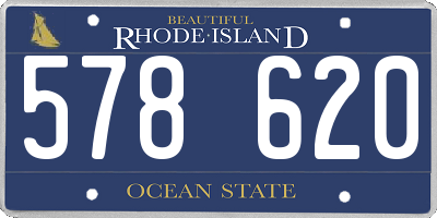 RI license plate 578620