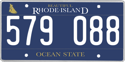 RI license plate 579088