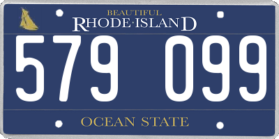 RI license plate 579099