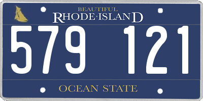 RI license plate 579121