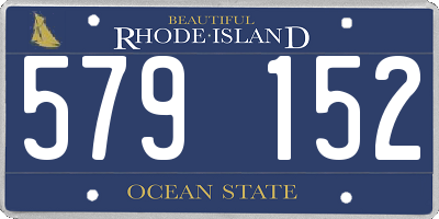 RI license plate 579152