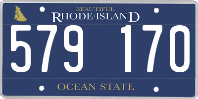 RI license plate 579170