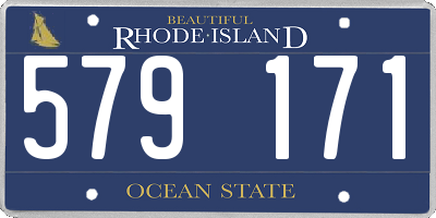 RI license plate 579171