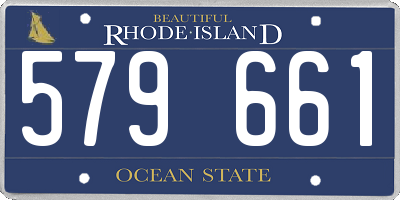 RI license plate 579661