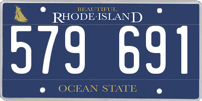 RI license plate 579691
