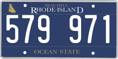 RI license plate 579971