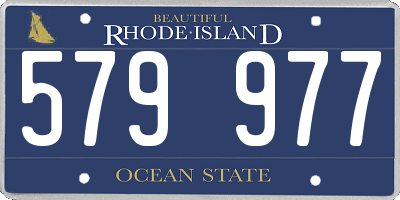 RI license plate 579977