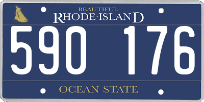 RI license plate 590176