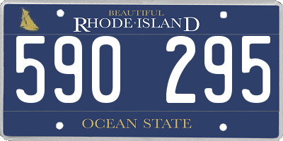 RI license plate 590295
