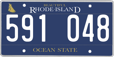 RI license plate 591048