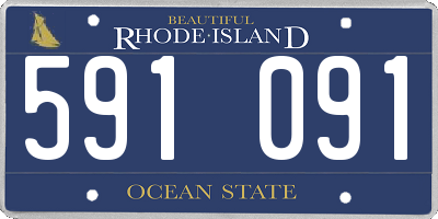 RI license plate 591091