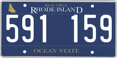 RI license plate 591159