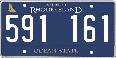 RI license plate 591161