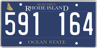 RI license plate 591164