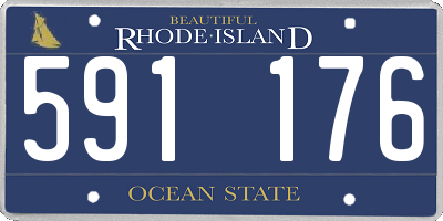 RI license plate 591176