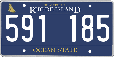 RI license plate 591185