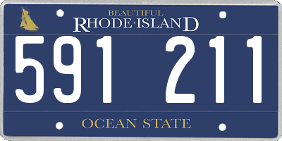 RI license plate 591211