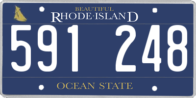 RI license plate 591248