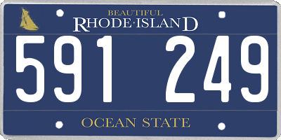 RI license plate 591249