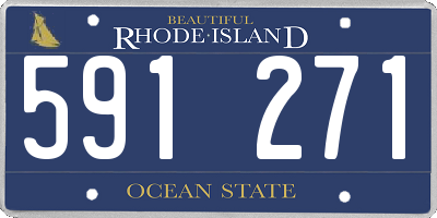 RI license plate 591271