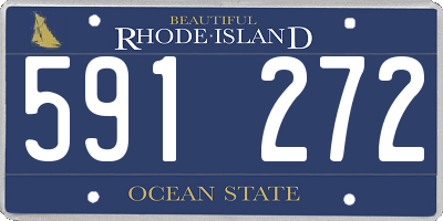 RI license plate 591272