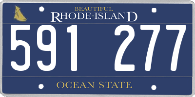 RI license plate 591277