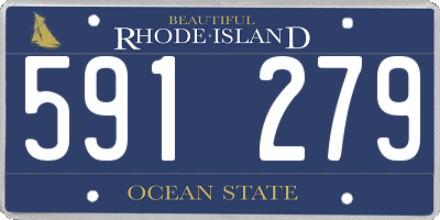 RI license plate 591279