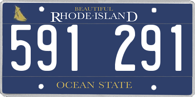 RI license plate 591291