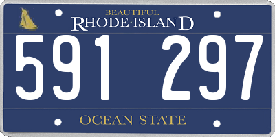 RI license plate 591297