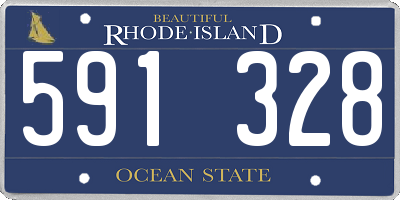 RI license plate 591328