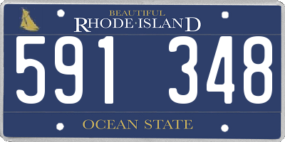 RI license plate 591348