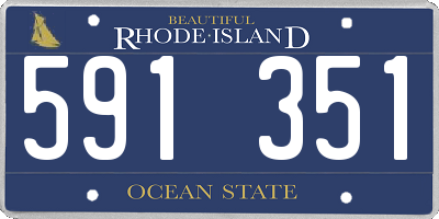 RI license plate 591351