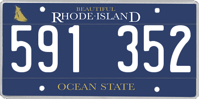 RI license plate 591352
