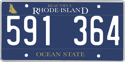 RI license plate 591364