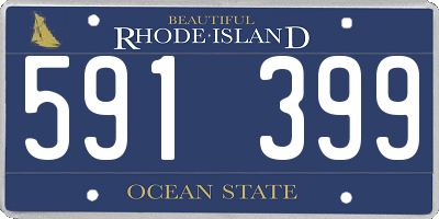 RI license plate 591399