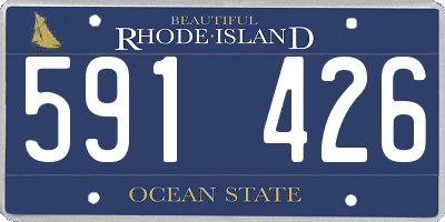 RI license plate 591426