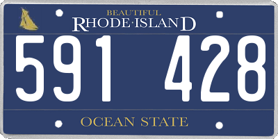 RI license plate 591428