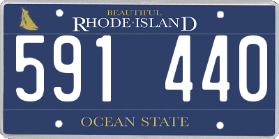 RI license plate 591440