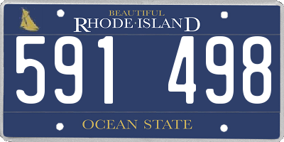 RI license plate 591498