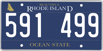 RI license plate 591499