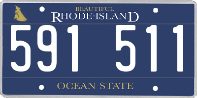 RI license plate 591511